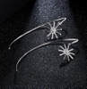 Simple and elegant female accessories 925 Sterling Silver Gold Plating Earrings