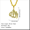 Hip Hop Jewelry Exaggerated Lamp Necklace Pendant Fashion Accessories