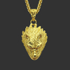 Hip Hop Head of a Wolfn Ecklace Pendant Fashion Jewelry