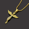 Custom Gold Stainless Steel Angle Chain Necklace Jewelry