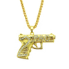 Hip Hop Pistol And Letter Necklace Pendant Fashion Jewelry