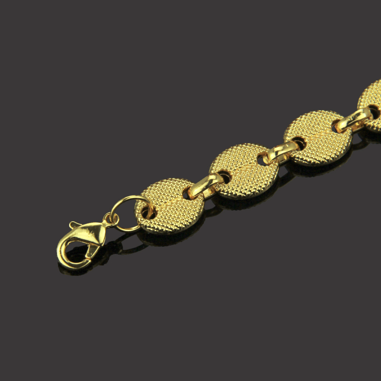 Hip Hop Geometric Link Chain 