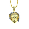 Hip Hop Singer Avatar Necklace Crystal pendant Pendant