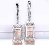 Real Sterling Lady Silver Earrings, Exquisite Jewelry, Elegant Style Design