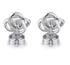 Elegant Pearl Earrings 925 Sterling Silver Plated Fashion Earrings