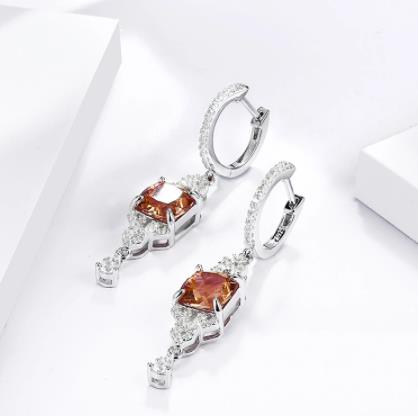 Spring New Elegant Lovely Ladies Fashion 925 Sterling Silver Earrings