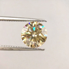 14.0-15.0mm Yellow High Quality DEF Round Brilliant Cut Moissanite for Jewellery Making