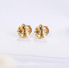 Unique Niche Design 925 Sterling Silver Gold Plating Fashion Women's Earrings