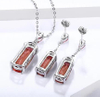 The Factory Sells Elegant Rectangular 3EX Cut Women's Fashion Jewelry Directly