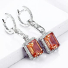 Sterling Silver Pendant Earrings 925 Women's Business Jewelry