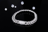 Luxurious Full Diamond Men's And Women's Moissanite Bracelet