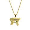 Hip Hop Submachine Gun Necklace Pendant