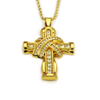 Hip Hop Stereoscopic Cross Pendant Necklace