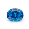 VVS Blue 5A Oval 3EX Cubic Zirconia