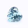 Factory Wholesale 3A Blue Heart Cut Cubic Zirconia