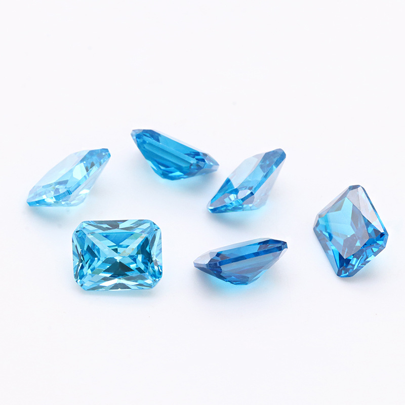 Light Blue 3A Crystal Gem Factory Wholesale Zircon