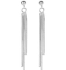 Simple Tassel 925 Sterling Silver Gold Plated Women's Fashion Earrings