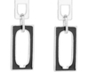 Simple Geometry 925 Sterling Silver Plated Fashion Earrings