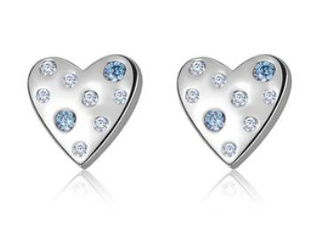 Love Cookies 925 Sterling Silver Gold-plated Cute Earrings