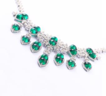 Zambia Jade Necklace 925 Silver Luxury Jewelry Necklace