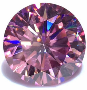 0.8-3.0mm Pink High Quality DEF Round Brilliant Cut Moissanite for Jewellery Making