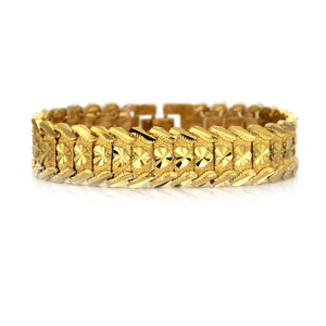 Miss Jewelry 14K Dubai New Gold Franco Chain Design Men's Bracelet