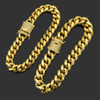 Personalized Gold-plated Stainless Steel Fashion Men's Chain Bracelet Gift