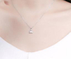 Sterling Silver Necklace Female Simple Temperament Pearl Necklace