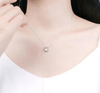 2022 New Collarbone Chain Pearl Pendant South Korea 925 Sterling Silver Necklace Women Simple