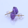 Minimalist Amethyst Earrings 925 Sterling Silver Plated Fashion Earrings