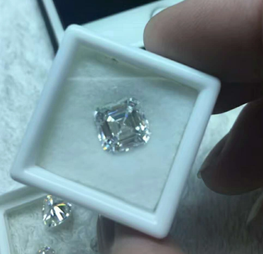 4.0mm 3EX DEF Color Factory High Quality Wholesale Price VVS Asscher Moissanite Synthetic Moissanite