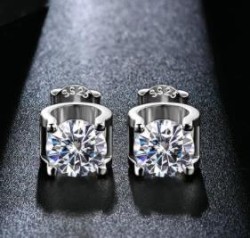 Silver-925-9-0mm-3-0CT-Moissanite-Diamond-Earrings-Wedding-Jewelry-Women-Earring-Stud-Sterling-Silver-925-Round-Moissanite4