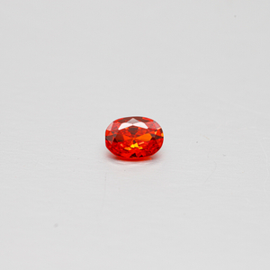 Orange Oval Cut Customizable Factory Wholesale Price Cubic Zirconia