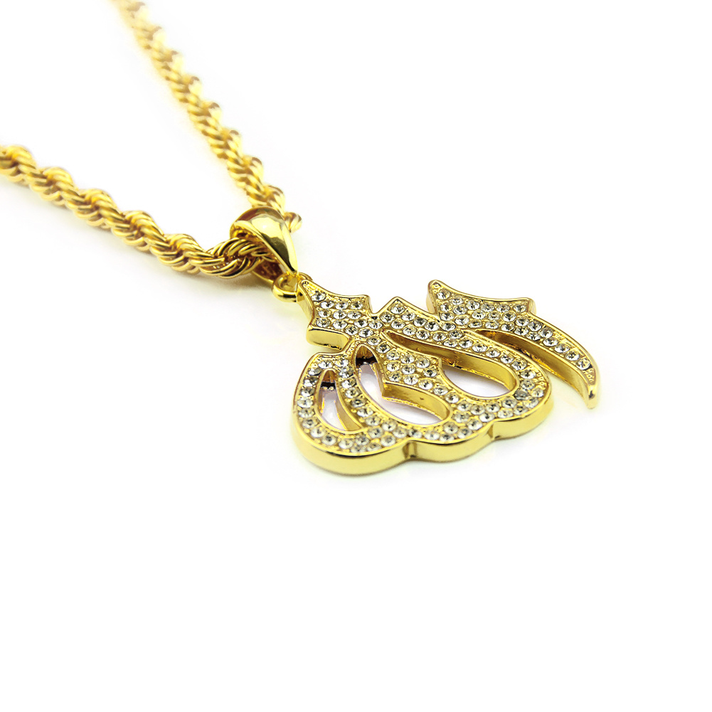 Hip Hop Jewelry Exaggerated Lamp Necklace Pendant Fashion Accessories