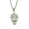 Hip Hop Head of a Wolfn Ecklace Pendant Fashion Jewelry