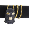 Hip Hop Counter Strike Headgear Black Necklace