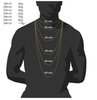 Hip Hop Single Row Rhinestone Zinc Alloy Black Necklace