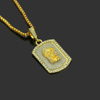 Hip Hop Jesus Army Card Necklace Pendant