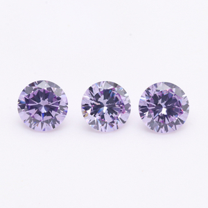 3A Purple Zircon Artificial Gem Wholesale