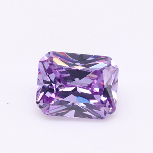 Light Purple 3A Crystal Gem Factory Price Zircon