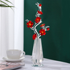 Transparent Crystal Plum Blossom Ornaments Set Ornaments Crystal Crafts