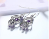 Women's Genuine 925 Sterling Silver Jewelry Wedding Engagement Exquisite Amethyst Fashion Jewelry