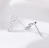 Elegant And Lovely Kitten 925 Sterling Silver Plated Women's Earrings