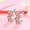 Irregular Shape Personality 925 Sterling Silver Gold Plated Women's Fashion Earrings