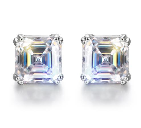 Total-0-8CT-6-0mm-Moissanite-D-Color-Vvs1-Asscher-Cut-Customized-18K-White-Gold-Earrings-Jewelry-Woman-Girlfriend-Gift