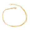 S925 Sterling Silver Bracelet European And American Retro Style Women's Bracelet Simple Jewelry