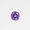 DEF Color VVS Round Cut Purple Moissanite Lab Grown Diamond Loose Gemstone