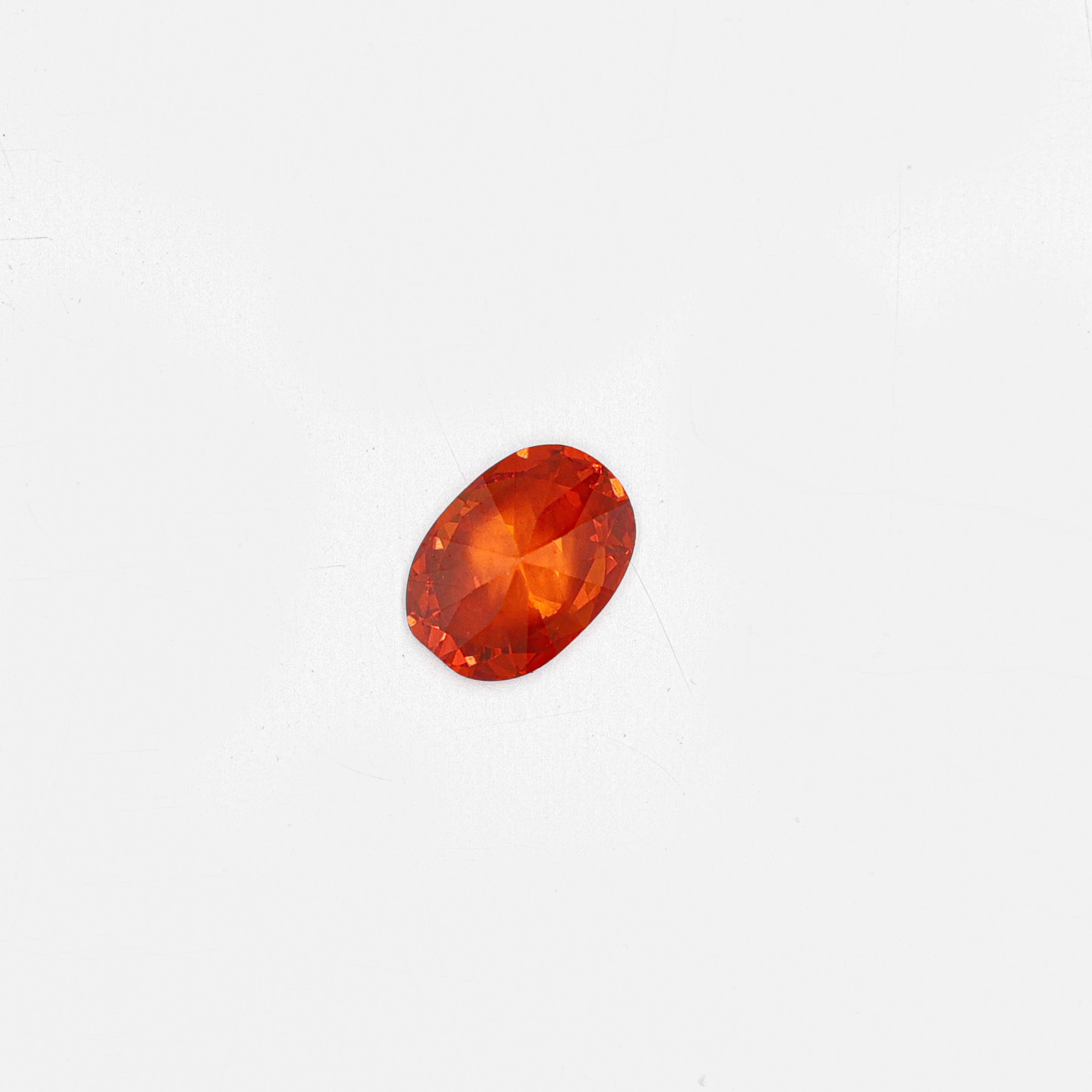 Orange Oval Cut Customizable Factory Wholesale Price Cubic Zirconia