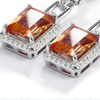 Sterling Silver Pendant Earrings 925 Women's Business Jewelry