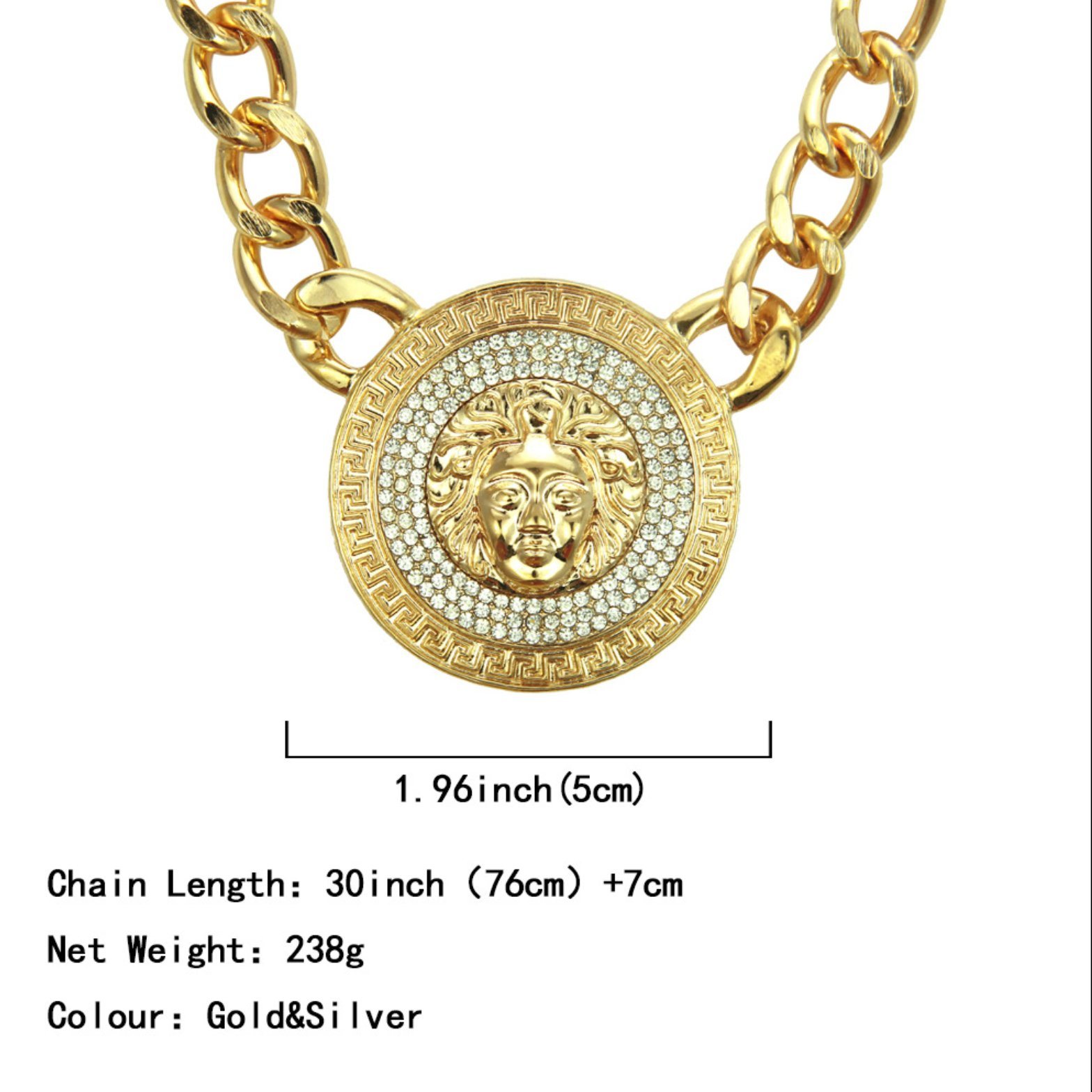 Fashion Diamond Chain Necklace Hip Hop Accessories